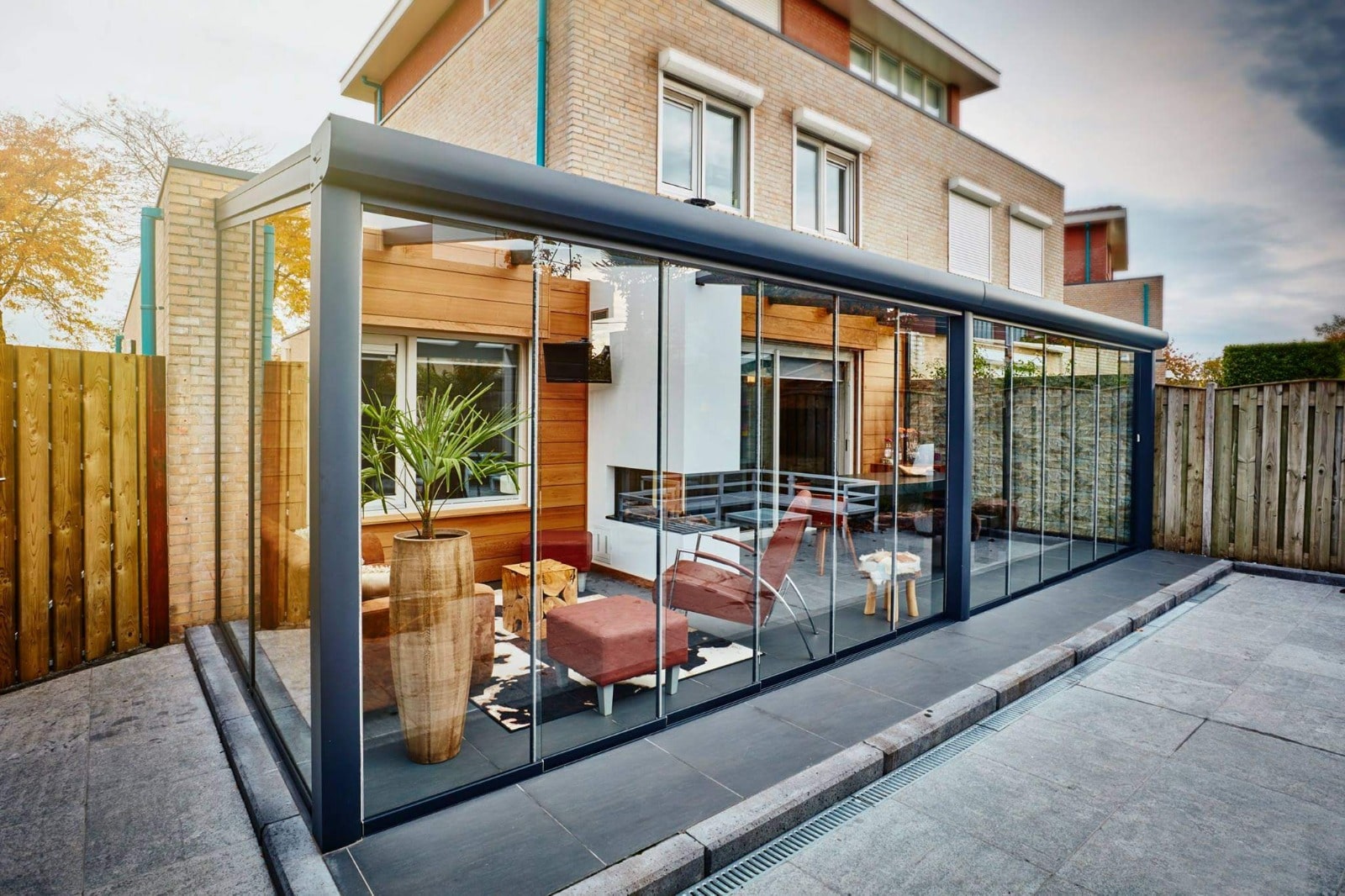Cortinas cristal abatibles o plegables